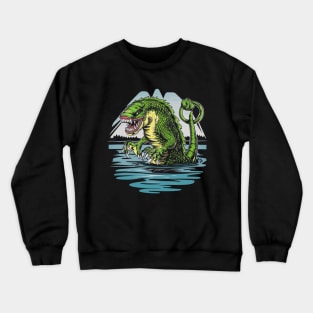 Dangerous lake monster Crewneck Sweatshirt